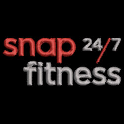 Snap Fitness - Heather 3-Stripes Block Sport Shirt Design