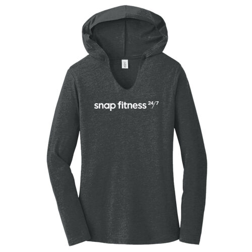 Snap Fitness - Women's Perfect Tri ® Long Sleeve Hoodie Thumbnail