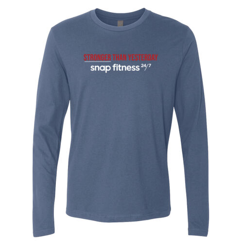 Stronger Than Yesterday - Premium Long Sleeve Crew Thumbnail