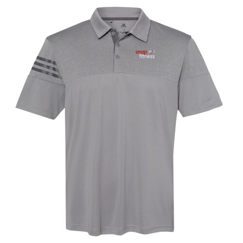Snap Fitness - Heather 3-Stripes Block Sport Shirt Thumbnail